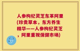 人参枸杞灵芝东革阿里(珍贵草本，东方养生精华——人参枸杞灵芝，阿里重视保健市场)