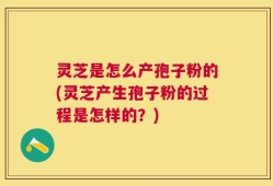 灵芝是怎么产孢子粉的(灵芝产生孢子粉的过程是怎样的？)