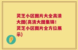 灵芝小区图片大全高清大图(高清大图集锦！灵芝小区图片全方位展示)