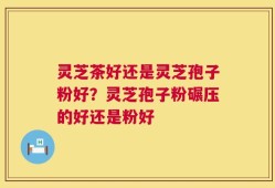 灵芝茶好还是灵芝孢子粉好？灵芝孢子粉碾压的好还是粉好
