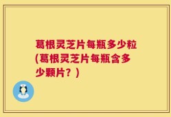 葛根灵芝片每瓶多少粒(葛根灵芝片每瓶含多少颗片？)