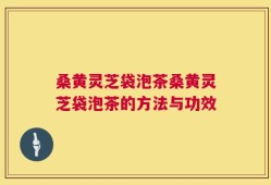 桑黄灵芝袋泡茶桑黄灵芝袋泡茶的方法与功效