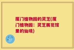 厦门植物园的灵芝(厦门植物园：灵芝展览馆里的仙境)