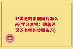尹灵芝的素描图片怎么画(学习素描：跟着尹灵芝老师的步骤练习)