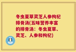 冬虫夏草灵芝人参枸杞排骨汤(五味营养丰富的排骨汤：冬虫夏草、灵芝、人参和枸杞)