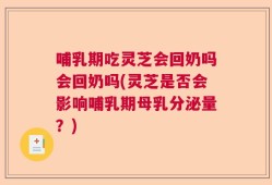 哺乳期吃灵芝会回奶吗会回奶吗(灵芝是否会影响哺乳期母乳分泌量？)
