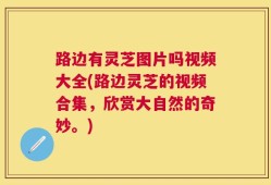 路边有灵芝图片吗视频大全(路边灵芝的视频合集，欣赏大自然的奇妙。)