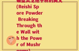 破壁灵芝孢子粉的英文(Reishi Spore Powder Breaking Through the Wall with the Power of Mushrooms)
