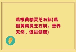 葛根黄精灵芝石斛(葛根黄精灵芝石斛，营养天然，促进健康)