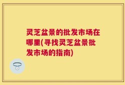 灵芝盆景的批发市场在哪里(寻找灵芝盆景批发市场的指南)