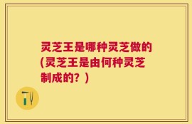 灵芝王是哪种灵芝做的(灵芝王是由何种灵芝制成的？)