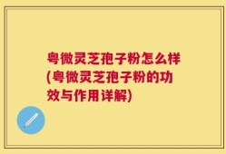 粤微灵芝孢子粉怎么样(粤微灵芝孢子粉的功效与作用详解)
