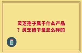 灵芝孢子属于什么产品？灵芝孢子是怎么样的