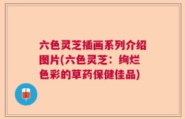六色灵芝插画系列介绍图片(六色灵芝：绚烂色彩的草药保健佳品)