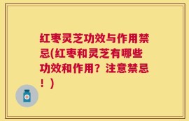 红枣灵芝功效与作用禁忌(红枣和灵芝有哪些功效和作用？注意禁忌！)