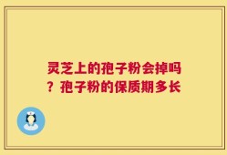 灵芝上的孢子粉会掉吗？孢子粉的保质期多长