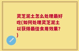 灵芝泥土怎么处理最好吃(如何处理灵芝泥土以获得最佳食用效果？)