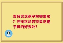 吉特灵芝孢子粉哪里买？寻找正品吉特灵芝孢子粉的好去处？