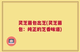 灵芝菌包出芝(灵芝菌包：纯正的芝香味道)