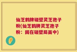 仙芝鹤牌碰壁灵芝孢子粉(仙芝鹤牌灵芝孢子粉：困在碰壁局面中)