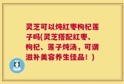 灵芝可以炖红枣枸杞莲子吗(灵芝搭配红枣、枸杞、莲子炖汤，可谓滋补美容养生佳品！)