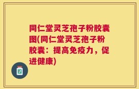 同仁堂灵芝孢子粉胶囊图(同仁堂灵芝孢子粉胶囊：提高免疫力，促进健康)