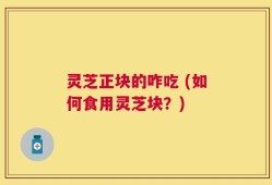 灵芝正块的咋吃 (如何食用灵芝块？)