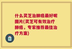 什么灵芝治肺癌最好呢图片(灵芝可有效治疗肺癌，专家推荐最佳治疗方案)