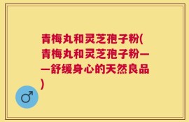 青梅丸和灵芝孢子粉(青梅丸和灵芝孢子粉——舒缓身心的天然良品)