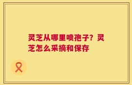 灵芝从哪里喷孢子？灵芝怎么采摘和保存