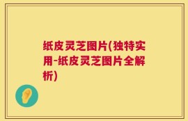 纸皮灵芝图片(独特实用-纸皮灵芝图片全解析)