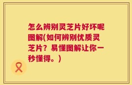 怎么辨别灵芝片好坏呢图解(如何辨别优质灵芝片？易懂图解让你一秒懂得。)