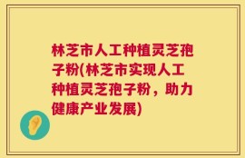 林芝市人工种植灵芝孢子粉(林芝市实现人工种植灵芝孢子粉，助力健康产业发展)