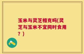 玉米与灵芝相克吗(灵芝与玉米不宜同时食用？)