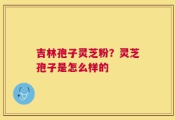 吉林孢子灵芝粉？灵芝孢子是怎么样的