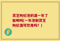 灵芝枸杞泡的酒一年了能喝吗(一年泡制灵芝枸杞酒可饮用吗？)