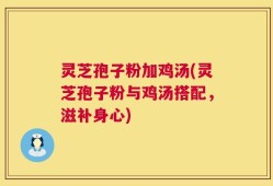 灵芝孢子粉加鸡汤(灵芝孢子粉与鸡汤搭配，滋补身心)