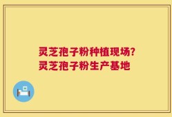 灵芝孢子粉种植现场？灵芝孢子粉生产基地