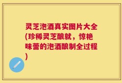 灵芝泡酒真实图片大全(珍稀灵芝酿就，惊艳味蕾的泡酒酿制全过程)