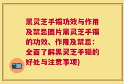 黑灵芝手镯功效与作用及禁忌图片黑灵芝手镯的功效、作用及禁忌：全面了解黑灵芝手镯的好处与注意事项)