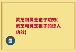 灵芝跟灵芝孢子功效(灵芝和灵芝孢子的惊人功效)