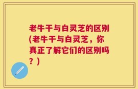 老牛干与白灵芝的区别(老牛干与白灵芝，你真正了解它们的区别吗？)