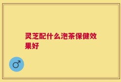 灵芝配什么泡茶保健效果好