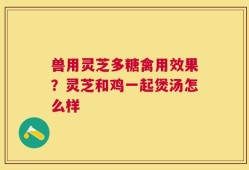 兽用灵芝多糖禽用效果？灵芝和鸡一起煲汤怎么样