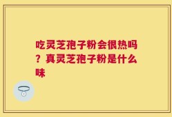 吃灵芝孢子粉会很热吗？真灵芝孢子粉是什么味