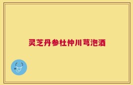 灵芝丹参杜仲川芎泡酒