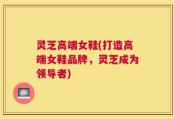 灵芝高端女鞋(打造高端女鞋品牌，灵芝成为领导者)