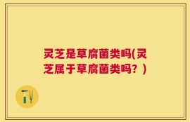 灵芝是草腐菌类吗(灵芝属于草腐菌类吗？)