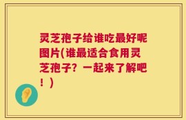 灵芝孢子给谁吃最好呢图片(谁最适合食用灵芝孢子？一起来了解吧！)