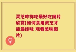 灵芝咋样吃最好吃图片欣赏(如何食用灵芝才能最佳味 观看美味图片)